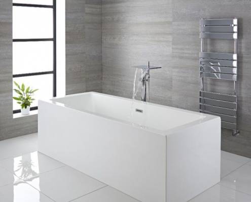 Bañera Exenta Cuadrada Moderna