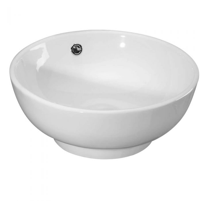 Cerámica Lavabo Sobre Encimera en Cerámica Redondo de 40cm