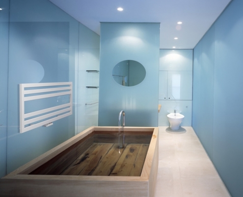 Radiador Toallero de Diseño Horizontal - Blanco - 500mm x 1200mm - 582 Vatios - Ponza