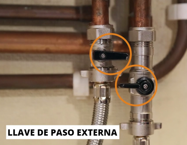 LLAVE DE PASO EXTERNA Llave de paso externa