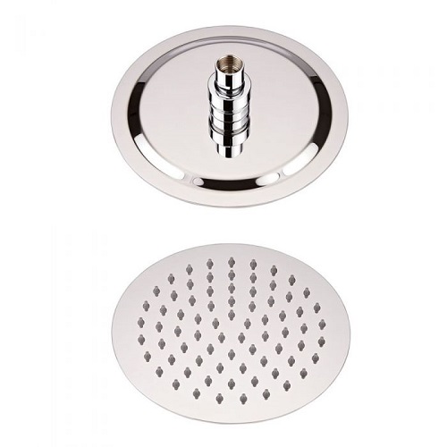 Alcachofa de Ducha Redonda de 200mm Extraplana en Acero Inoxidable