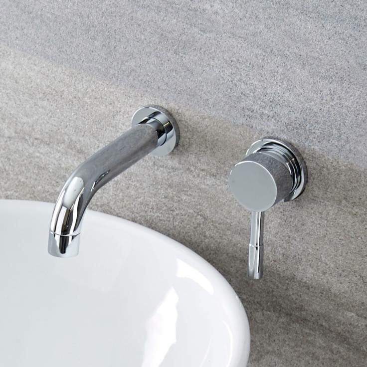 Mezclador de lavabo mural Mirage Mezclador de lavabo mural Mirage