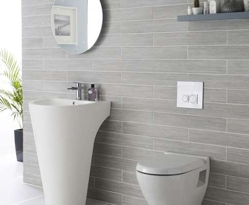 Piso decorados en baño