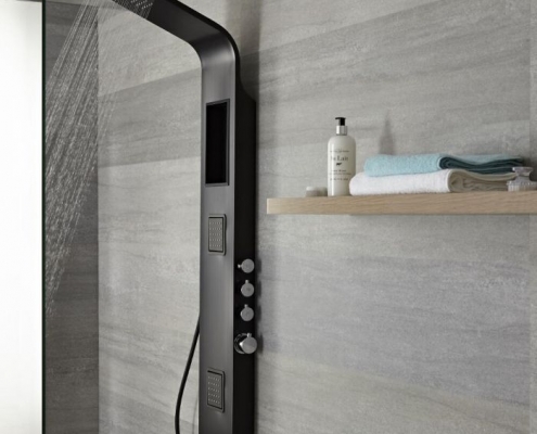 Panel de Ducha negro