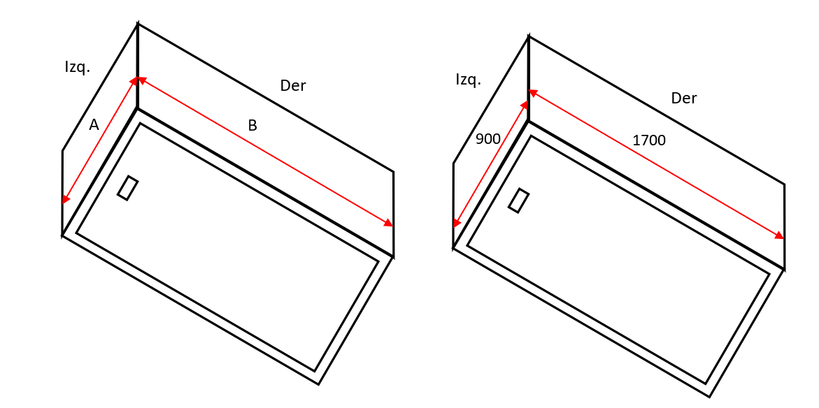 Plato de Ducha Rectangular