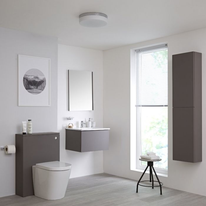 Mueble Gris para Baño HRBFMO1201GRB-8