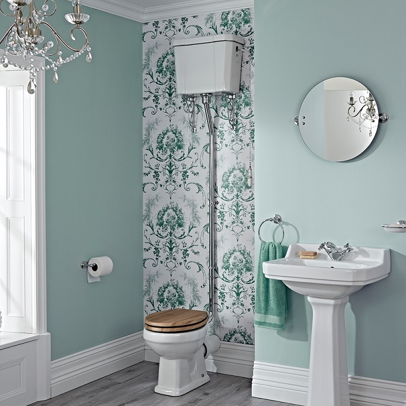 Inodoro Tradicional con Cisterna Alta BDL1437