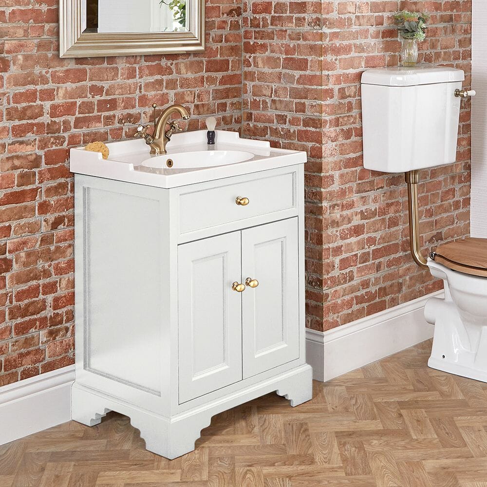 Mueble de lavabo blanco Mueble de lavabo blanco