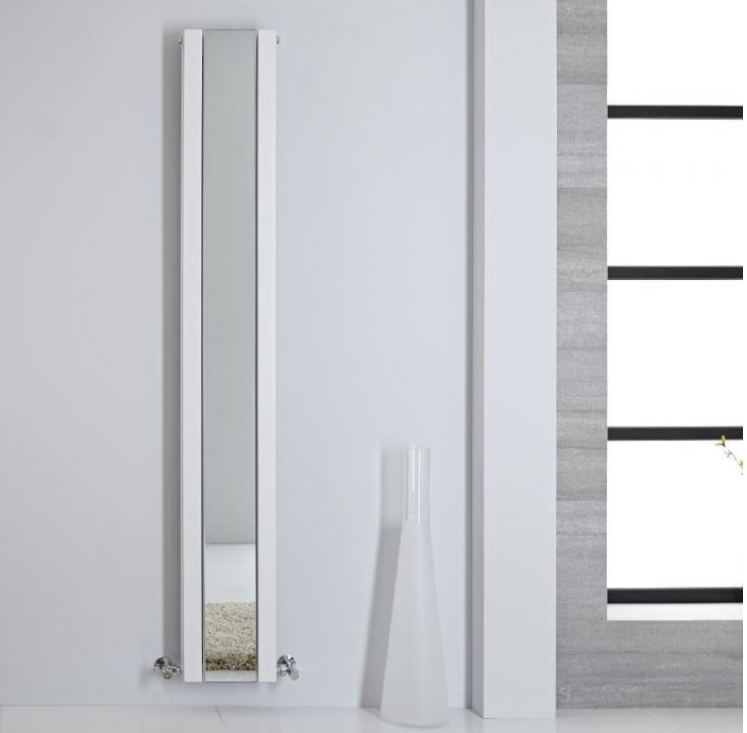 Radiador Blanco con Espejo Radiador Blanco con Espejo