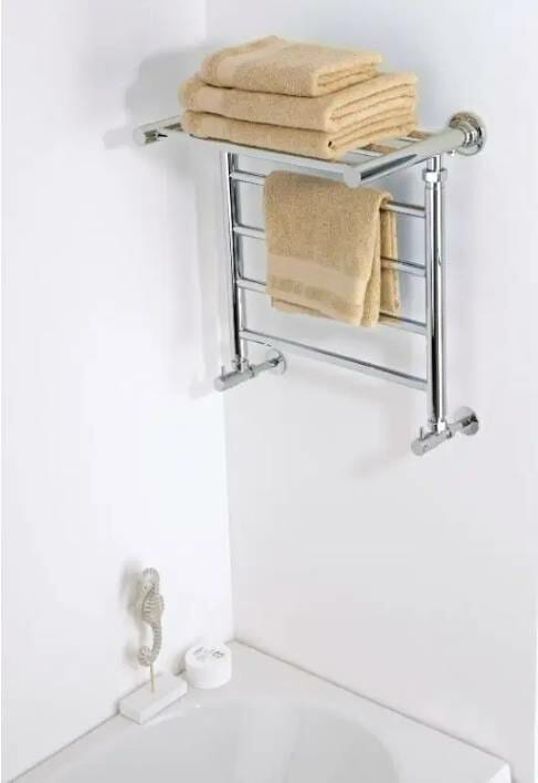 Radiador Toallero Duquesa Cromado con Toallas Radiador Toallero Duquesa con Toallas