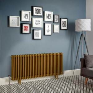 Radiador de Diseño Horizontal Radiador de Diseño Horizontal - Oro Metalizado