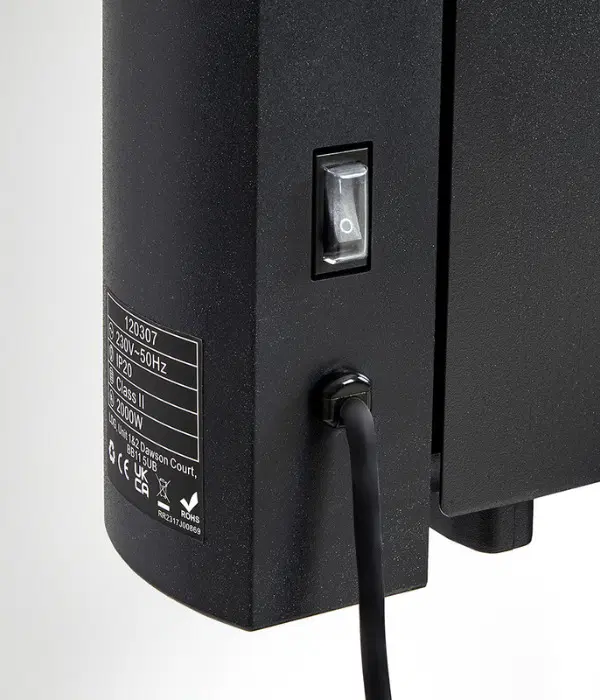 Radiador Eléctrico Switch Detail Radiador Eléctrico Switch Detail