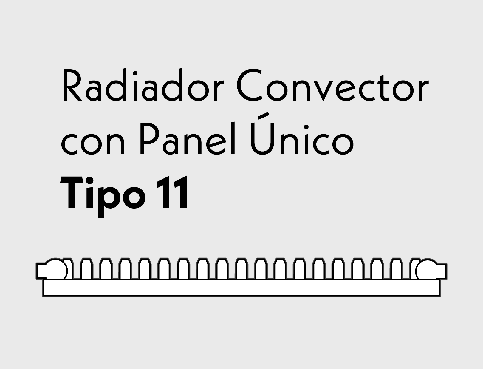 hres-radtype-type-11 Radiador Convector con Panel Único Tipo 11