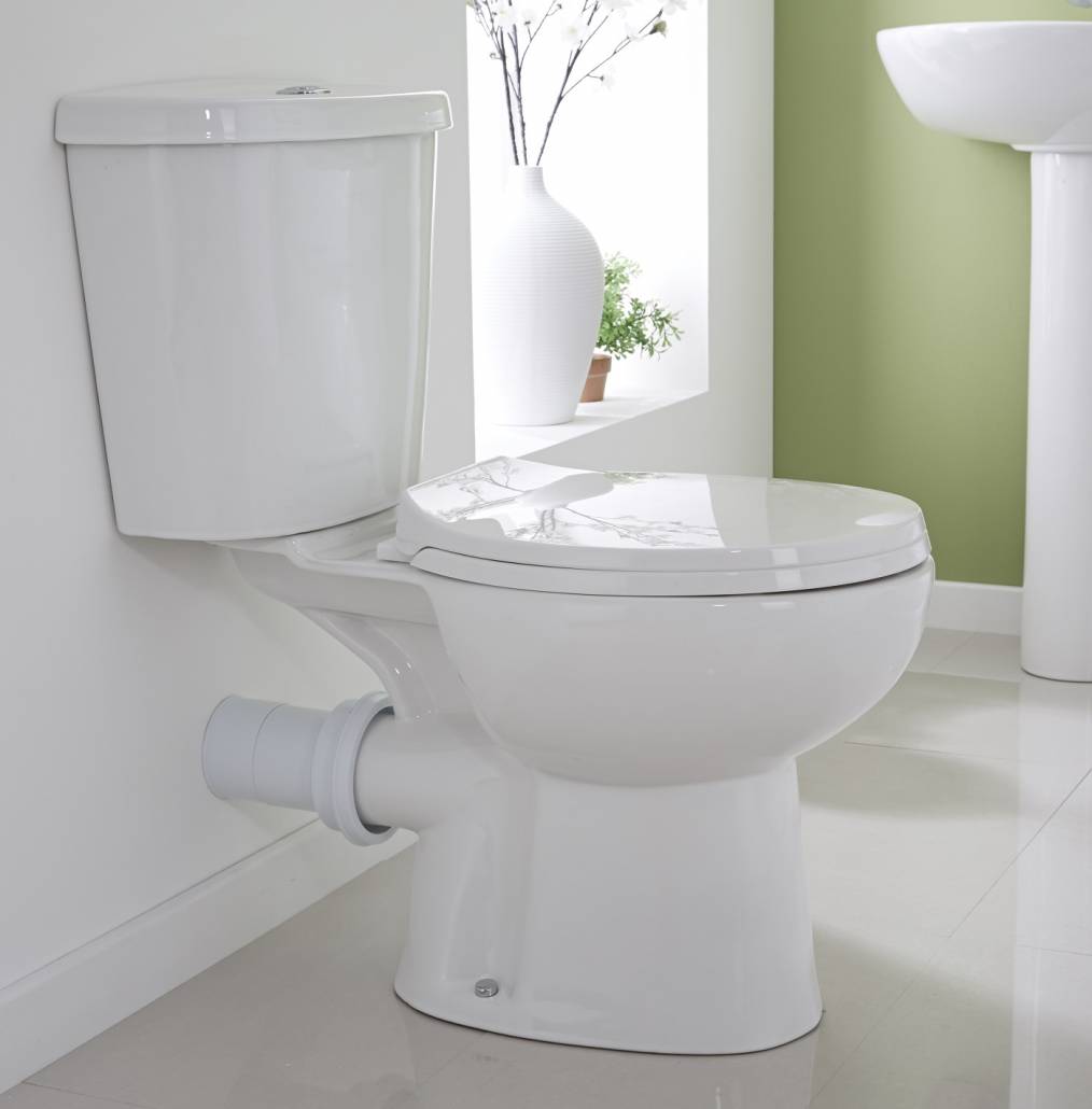 inodoro moderno monobloque blanco con cisterna WC inodoro moderno monobloque blanco con cisterna