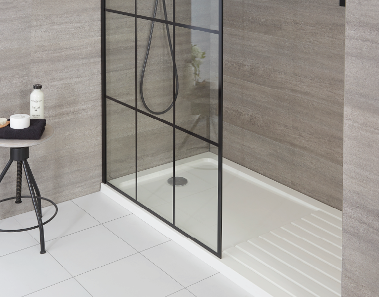 Plato de ducha blanco